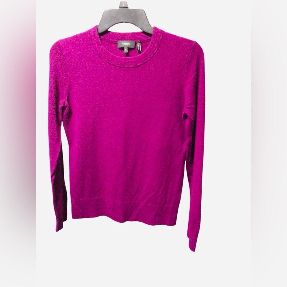 Theory Fuchsia Knit Top